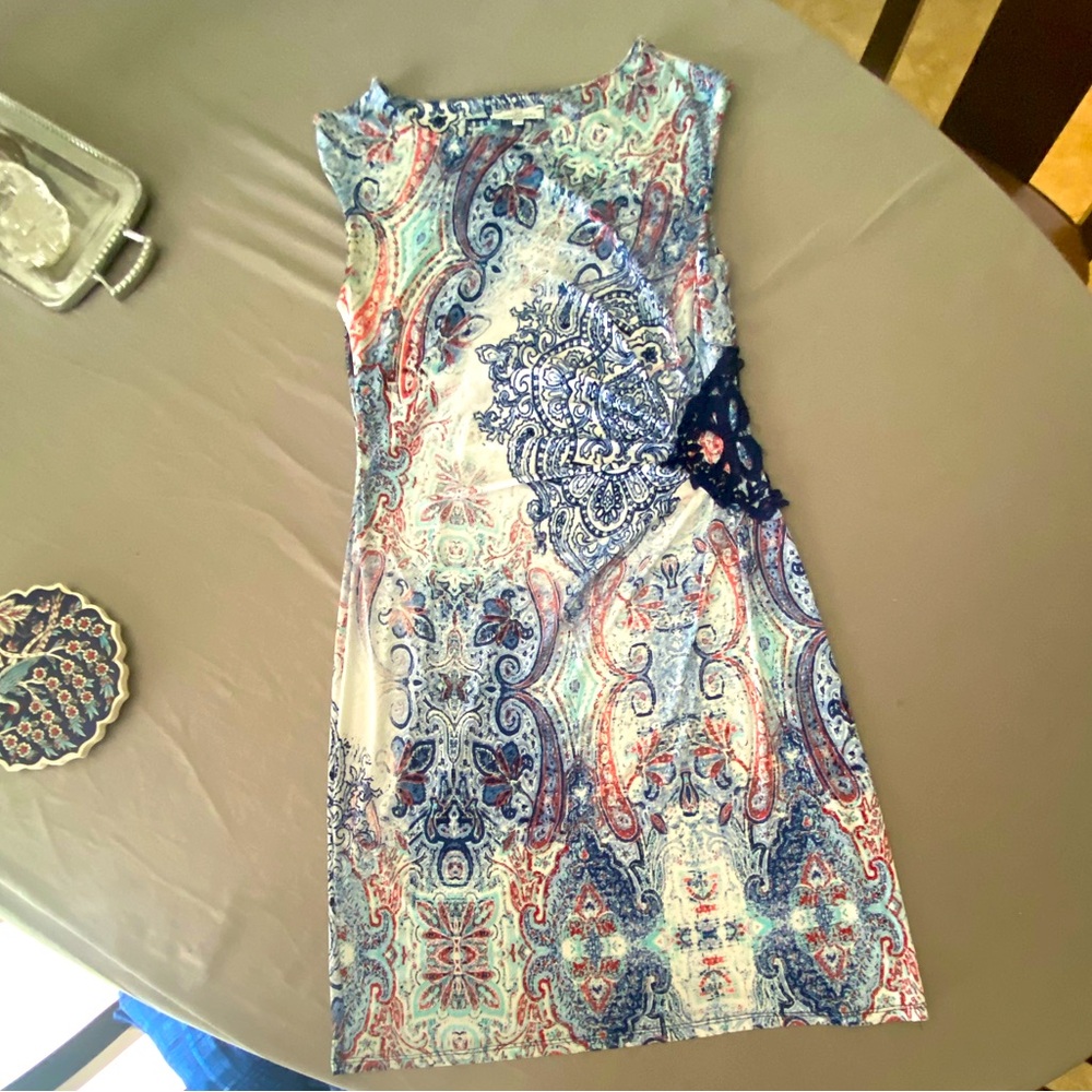 Slip on dress. Short sleeve